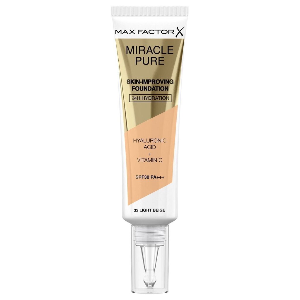 .Max Factor Miracle puhdasta ihoa parantava 32 Vaalea beige, 30 ml hinta ja tiedot | Meikkivoiteet ja puuterit | hobbyhall.fi