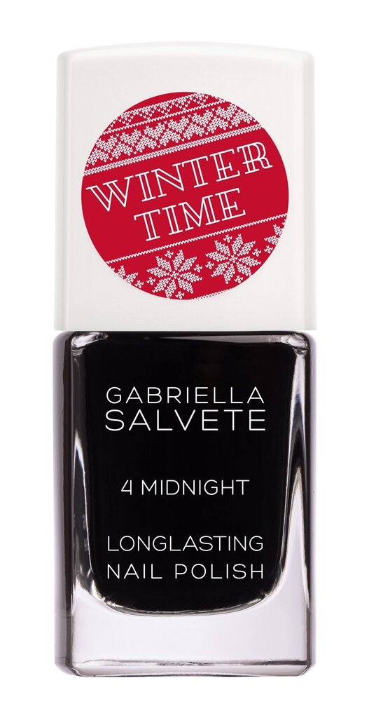 Kynsilakka Gabriella Salvete Winter Time Longlasting 4 Midnight, 11 ml. hinta ja tiedot | Kynsilakat ja kynsienhoitotuotteet | hobbyhall.fi