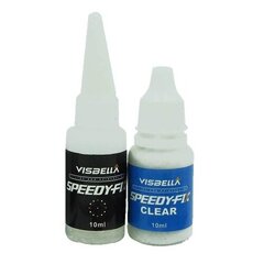 .Visbella Speedy-Fix liimasetti: täyttö ja liima 10ml + 10ml (läpinäkyvä) hinta ja tiedot | Autokemikaalit | hobbyhall.fi