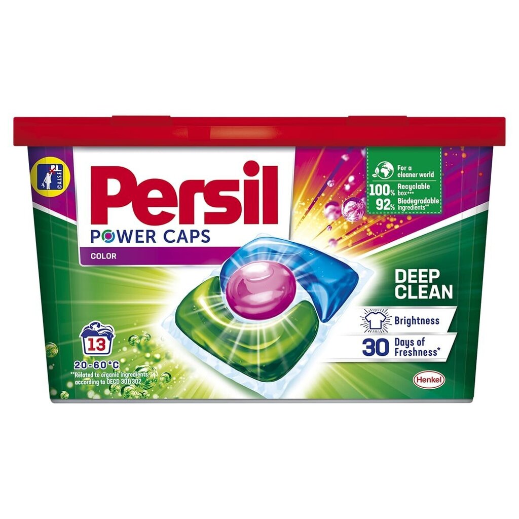 Persil Power Caps Color pesukapselit 13WL hinta ja tiedot | Pyykinpesuaineet | hobbyhall.fi