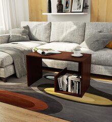 Sohvapöytä NORE Paul, ruskea, hinta ja tiedot | Sohvapöydät | hobbyhall.fi