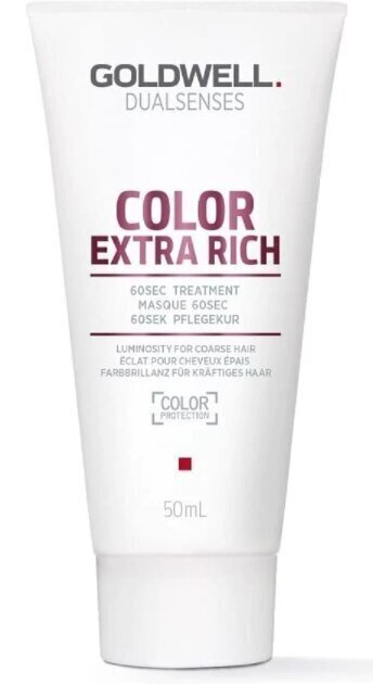 Hiusnaamio Goldwell Dualsenses Color Extra Rich 60s 50 ml, hinta ja tiedot | Hiusnaamiot, öljyt ja seerumit | hobbyhall.fi