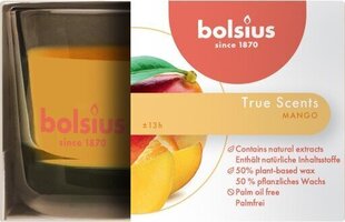 Bolsius-tuoksukynttilä True Scents, 5x8 cm, mango. hinta ja tiedot | Kynttilät ja kynttilänjalat | hobbyhall.fi