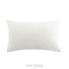 Douceur d'intérieur Gaufrette -koristetyynynpäällinen, valkoinen, 30 x 50 cm hinta ja tiedot | Koristetyynyt ja tyynynpäälliset | hobbyhall.fi