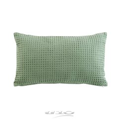 Douceur d'intérieur Gaufrette -koristetyynynpäällinen, khakinvihreä, 30 x 50 cm hinta ja tiedot | Koristetyynyt ja tyynynpäälliset | hobbyhall.fi