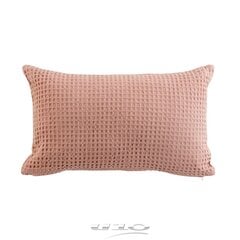 Douceur d'intérieur Gaufrette -koristetyynynpäällinen, roosa, 30 x 50 cm hinta ja tiedot | Koristetyynyt ja tyynynpäälliset | hobbyhall.fi