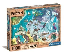 Palapeli Clementon Disney Frozen Story Maps, klo 10.00, hinta ja tiedot | Palapelit | hobbyhall.fi