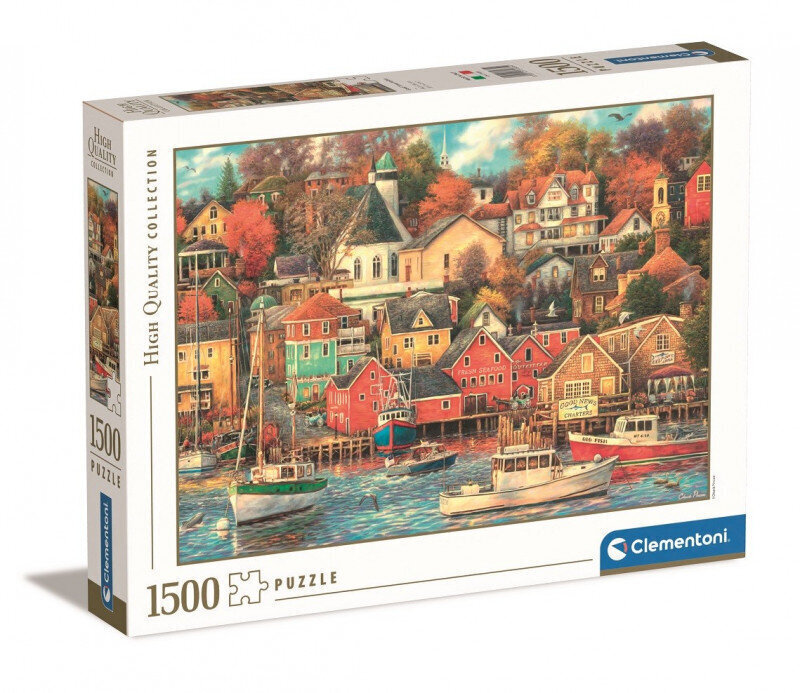 Palapeli Clementoni Good Times Harbor, 1500 o, hinta ja tiedot | Palapelit | hobbyhall.fi