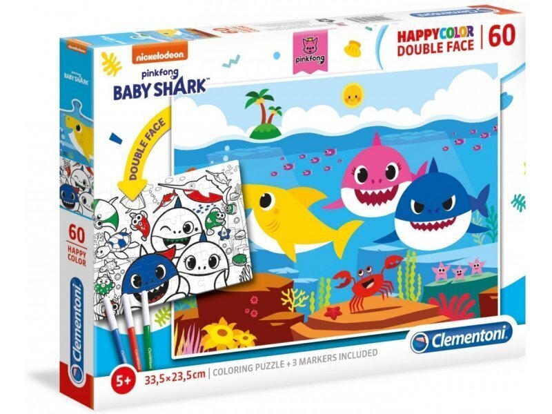 Palapeli 60 osaa Vauva Shark hinta ja tiedot | Palapelit | hobbyhall.fi