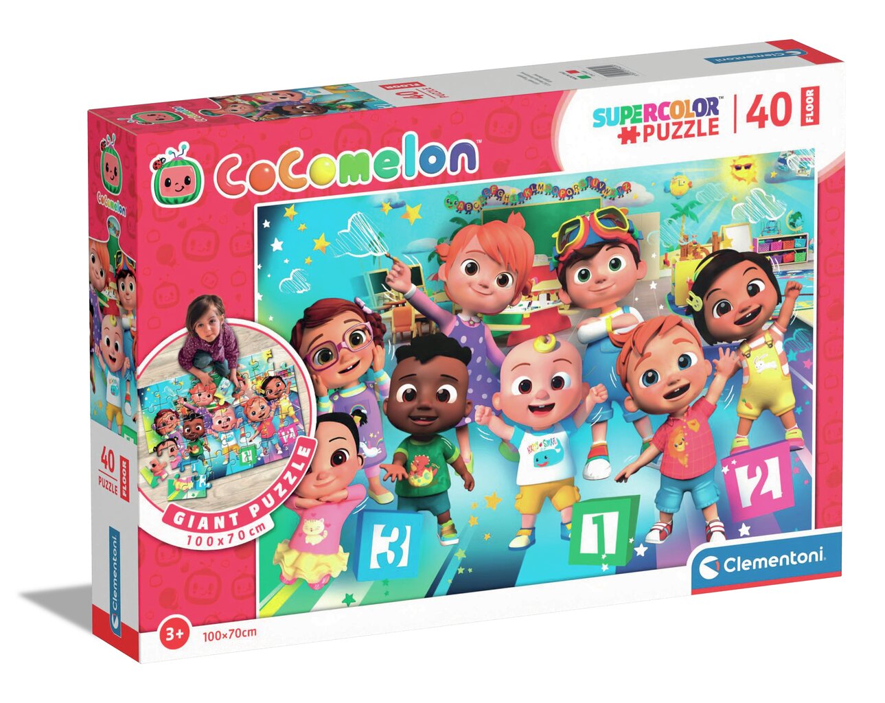 CLEMENTON Jigsaw Cocomelon, 40o., 25469. hinta ja tiedot | Palapelit | hobbyhall.fi