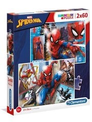 Palapeli Clementoni Spider-Man, 2x60 o, hinta ja tiedot | Palapelit | hobbyhall.fi