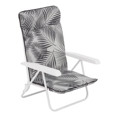Taitettava tuoli Patio G030-06PB, harmaa/valkoinen. hinta ja tiedot | Puutarhatuolit | hobbyhall.fi