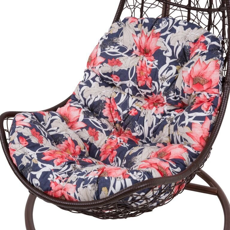 Riippuva tuolin tyyny Patio Trapez, sininen/vaaleanpunainen. hinta ja tiedot | Istuintyynyt, pehmusteet ja päälliset | hobbyhall.fi