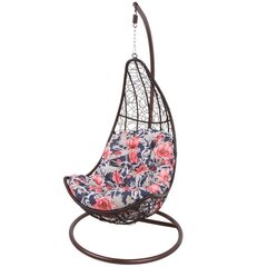 Riippuva tuolin tyyny Patio Trapez, sininen/vaaleanpunainen. hinta ja tiedot | Istuintyynyt, pehmusteet ja päälliset | hobbyhall.fi