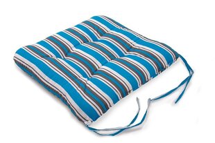 Tuolin tyyny Patio 2020-01 (C002-01) 45 x 45 cm, sininen / harmaa hinta ja tiedot | Istuintyynyt, pehmusteet ja päälliset | hobbyhall.fi