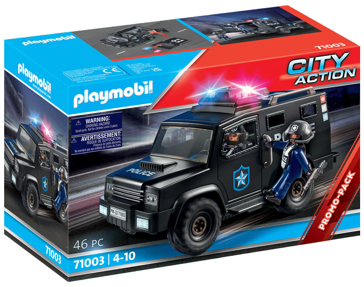 71003 PLAYMOBIL, taktinen ajoneuvo. hinta ja tiedot | LEGOT ja rakennuslelut | hobbyhall.fi