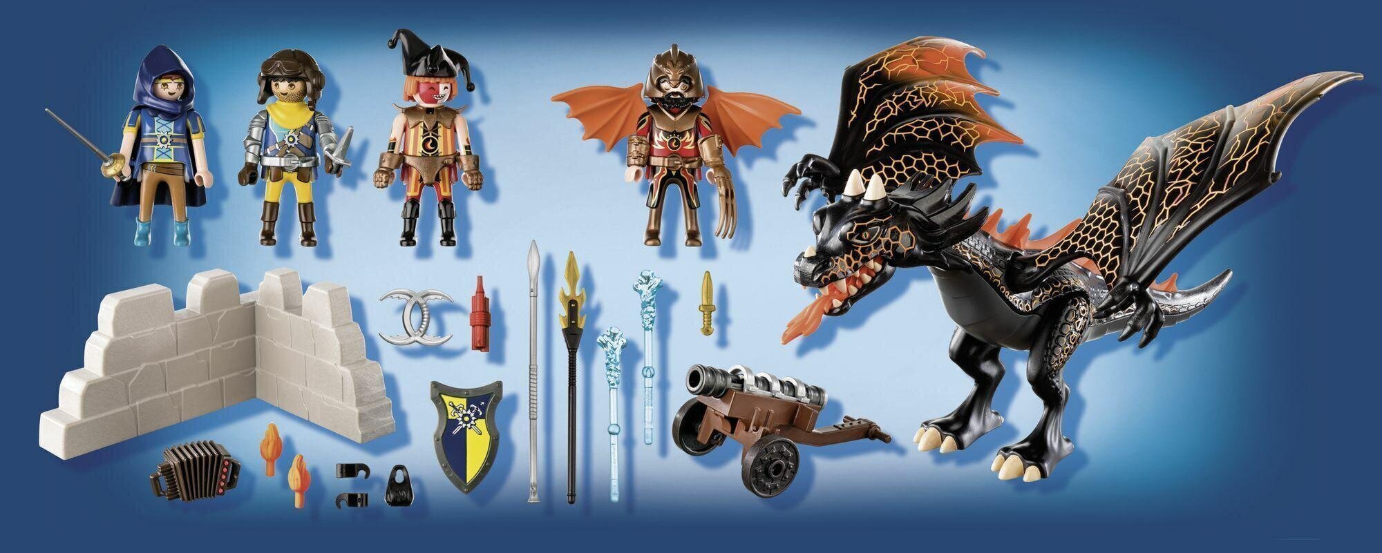 70904 PLAYMOBIL, Novelmore Dragon Attack hinta ja tiedot | LEGOT ja rakennuslelut | hobbyhall.fi