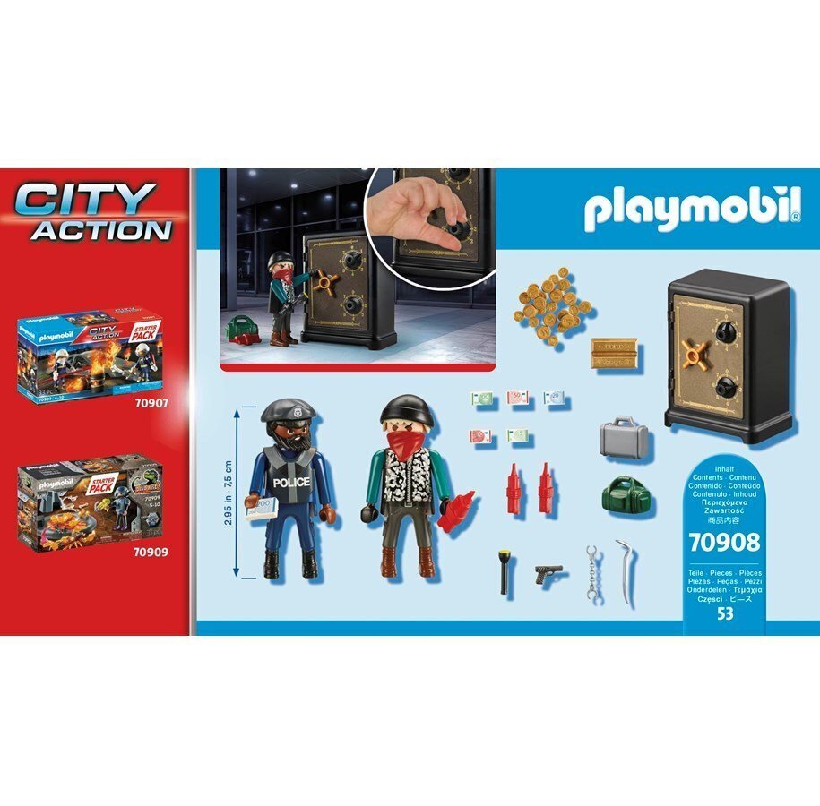 70908 PLAYMOBIL® City Action, pankkiryöstö hinta 