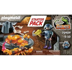 70909 PLAYMOBIL, Starter Pack Dino Rise, Fire Scorpion, hinta ja tiedot | LEGOT ja rakennuslelut | hobbyhall.fi
