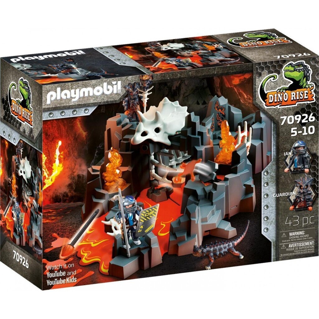 70926 PLAYMOBIL® Dino Rise, Lava Mine Guardian hinta ja tiedot | LEGOT ja rakennuslelut | hobbyhall.fi