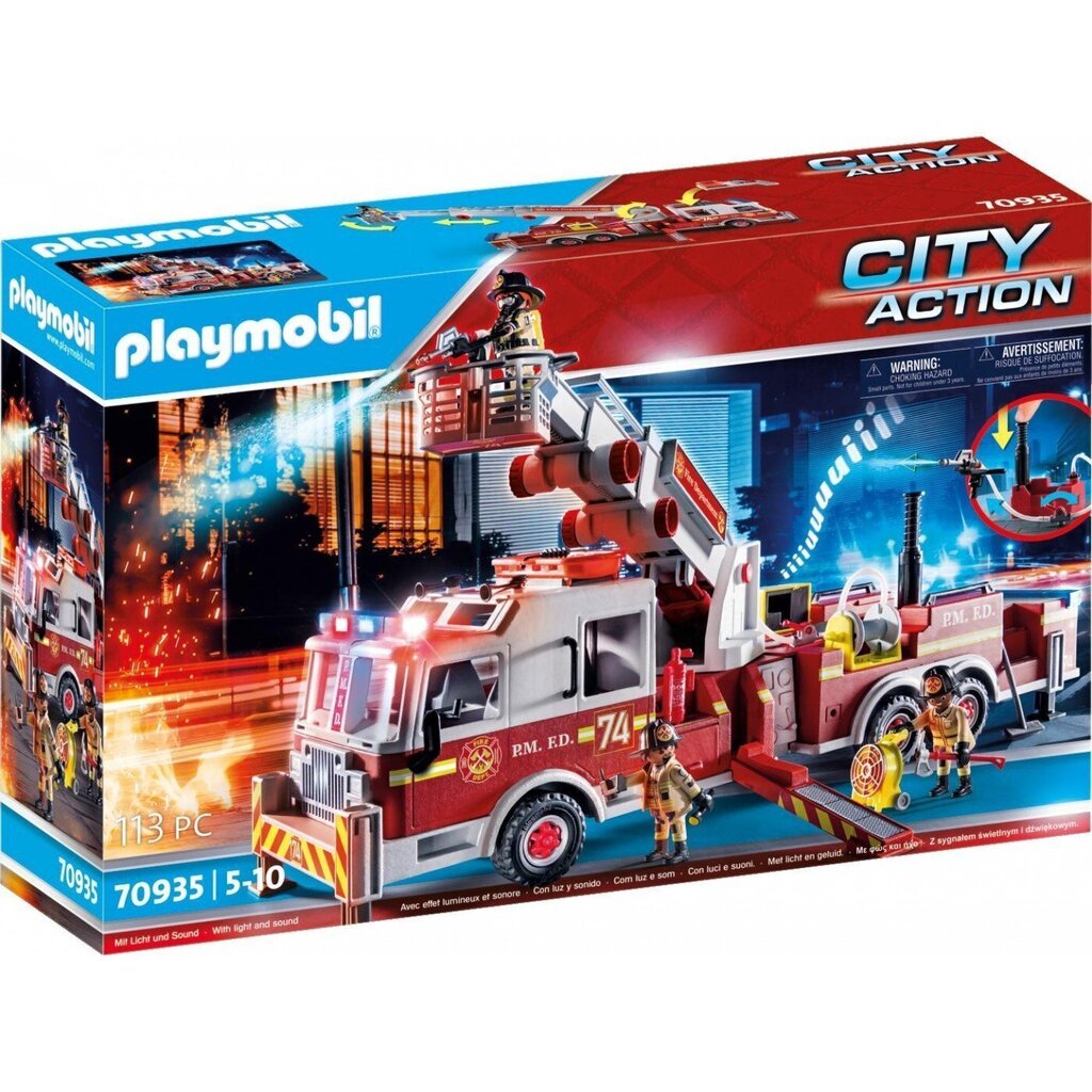 70935 PLAYMOBIL® City Action -paloauto hinta ja tiedot | LEGOT ja rakennuslelut | hobbyhall.fi