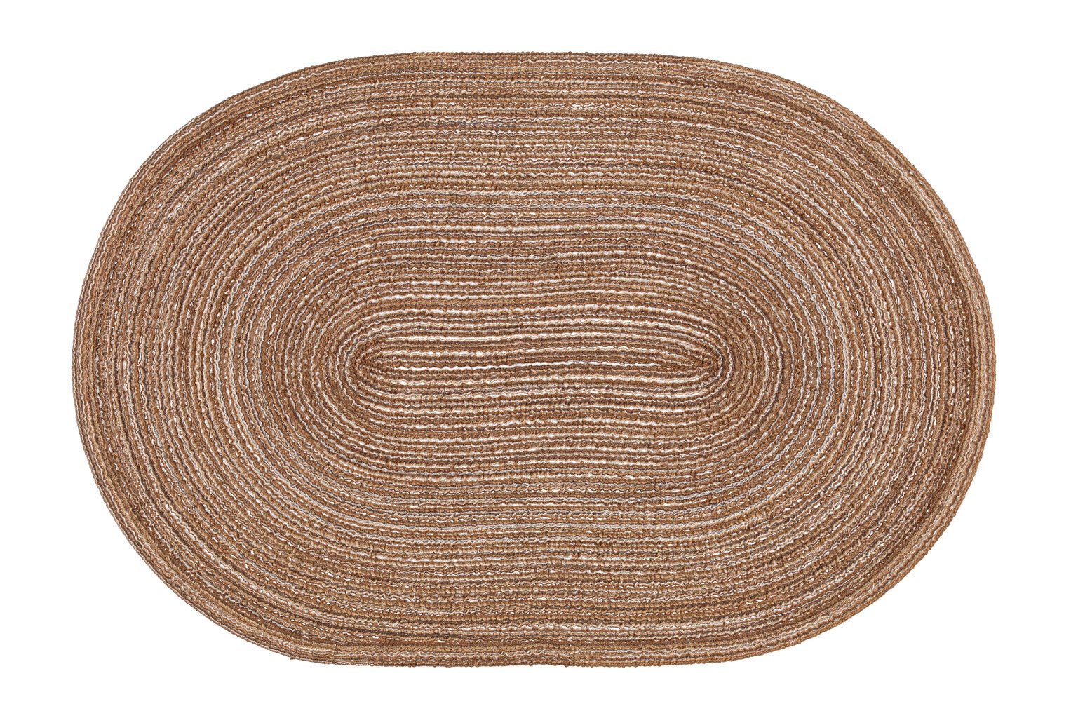 4Living Tabletti Heini oval ruskea 30x45 cm hinta ja tiedot | Pöytäliinat, tabletit ja lautasliinat | hobbyhall.fi