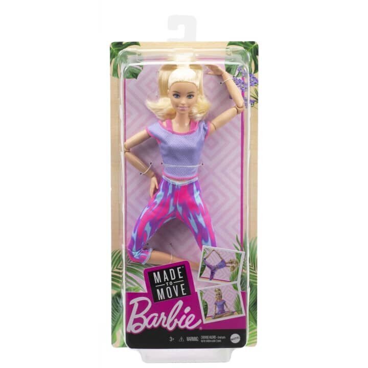 Liikkumaan tehty nukke Barbie, GXF04. hinta ja tiedot | Tyttöjen lelut | hobbyhall.fi