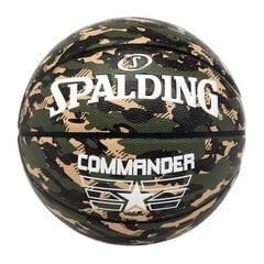 Basketball Spalding Commander Camo, koko 7, hinta ja tiedot | Spalding Urheilu ja vapaa-aika | hobbyhall.fi