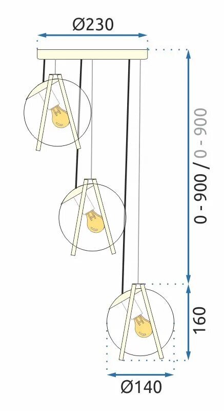 Riipus Lucida. hinta ja tiedot | Riippuvalaisimet | hobbyhall.fi