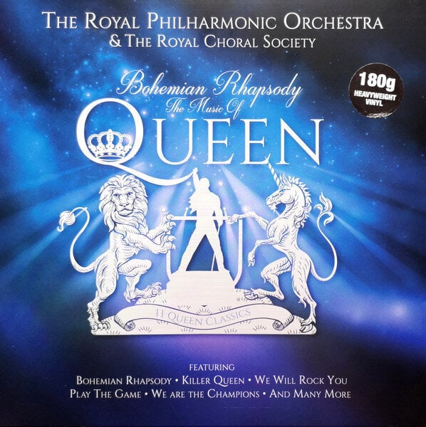 Vinyylilevy (LP) THE ROYAL PHILHARMONIC ORCHESTRA & THE ROYAL CHORAL SOCIETY (Bohemian Rhapsody). The Music Of Queen"