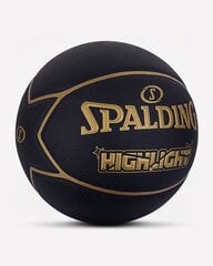 Koripallo Spalding Highlight, koko 7, musta/kulta hinta ja tiedot | Koripallot | hobbyhall.fi