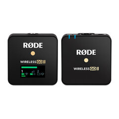 Rode Wireless Go II Single -mikrofoni hinta ja tiedot | Mikrofonit | hobbyhall.fi