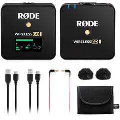 Rode Wireless Go II Single -mikrofoni hinta ja tiedot | Mikrofonit | hobbyhall.fi
