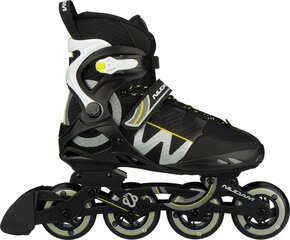 Rullaluistimet Nijdam Inline Skates Advanced Circle Rayzor, musta. hinta ja tiedot | Nijdam Urheilu ja vapaa-aika | hobbyhall.fi