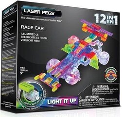 Laser Pegs 12 in 1 Race Car (G870B), hinta ja tiedot | LEGOT ja rakennuslelut | hobbyhall.fi