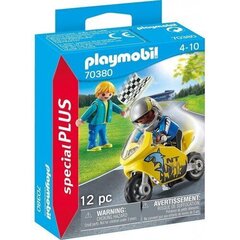 70380 PLAYMOBIL®, pojat moottoripyörällä. hinta ja tiedot | LEGOT ja rakennuslelut | hobbyhall.fi