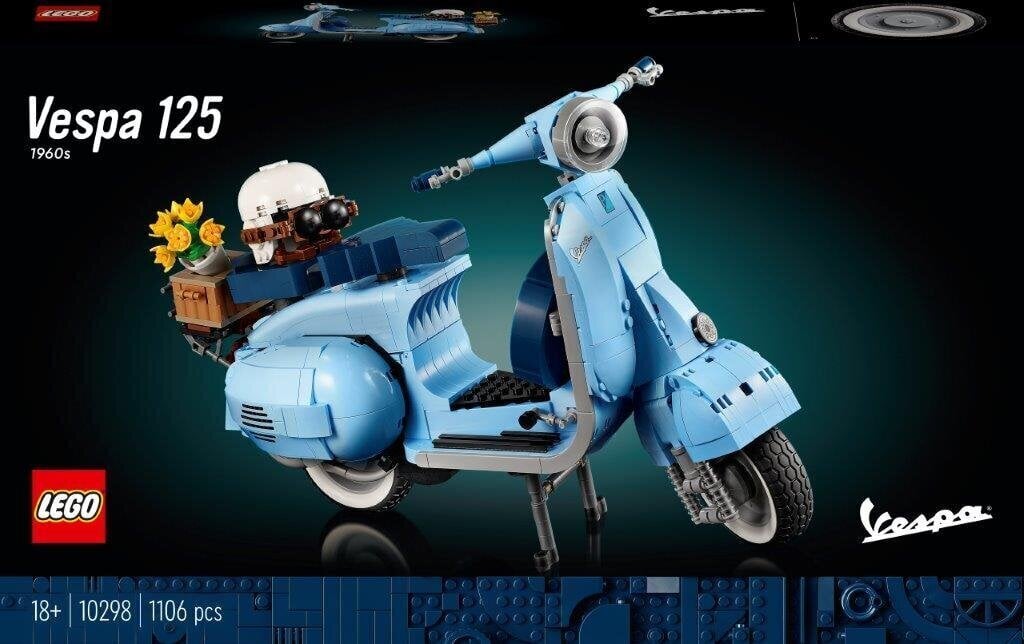 10298 LEGO® Icons Vespa 125, hinta ja tiedot | LEGOT ja rakennuslelut | hobbyhall.fi