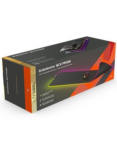 SteelSeries QcK Prism XL , musta hinta ja tiedot | Hiiret | hobbyhall.fi