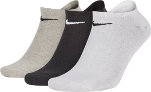 Nike matalat sukat LTWT NS 3pk, valkoinen-musta-beige hinta ja tiedot | Miesten sukat | hobbyhall.fi