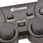 Vakoss GP-3925BK peliohjain PC, Playstation, 3 analoginen / Digitaalinen RF Musta hinta ja tiedot | Ohjaimet ja lisätarvikkeet | hobbyhall.fi