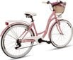 Kaupunkipyörä Goetze Mood 28", vaaleanpunainen hinta ja tiedot | Polkupyörät | hobbyhall.fi
