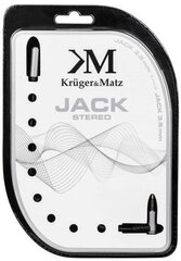 Kruger & Matz kaapeli 3.5mm sisään/3.5mm ulos, 1 m hinta ja tiedot | Kaapelit ja adapterit | hobbyhall.fi