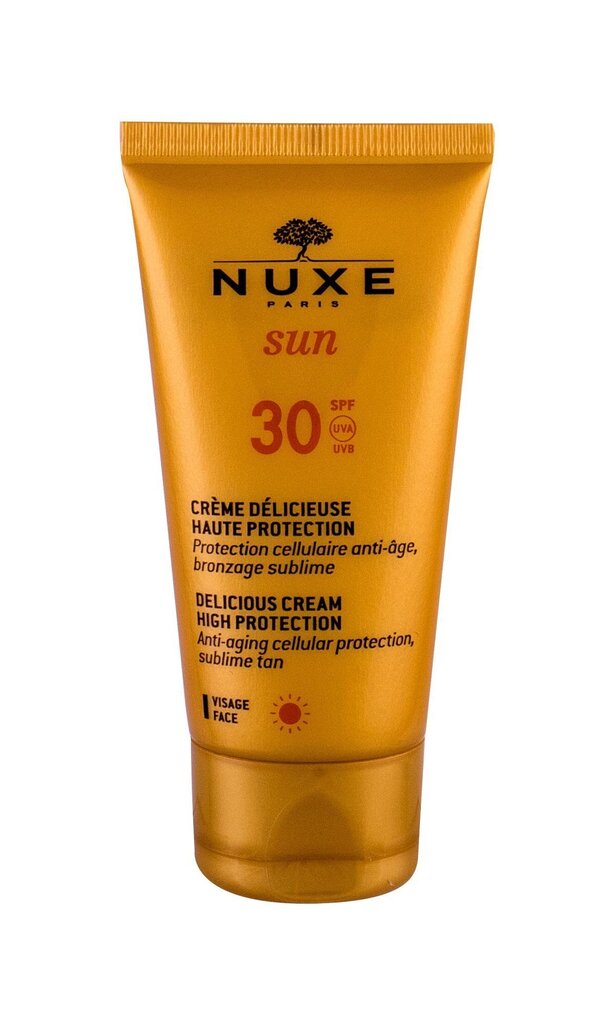 Aurinkovoide Nuxe Sun Delicious High Protection SPF30, 50 ml. hinta ja tiedot | Aurinkovoiteet | hobbyhall.fi