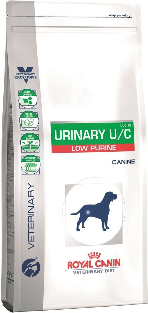 Kuivaruoka aikuisille koirille Royal Canin Urinary U / C Low Purine, 14 kg. hinta ja tiedot | Koiran kuivaruoka | hobbyhall.fi