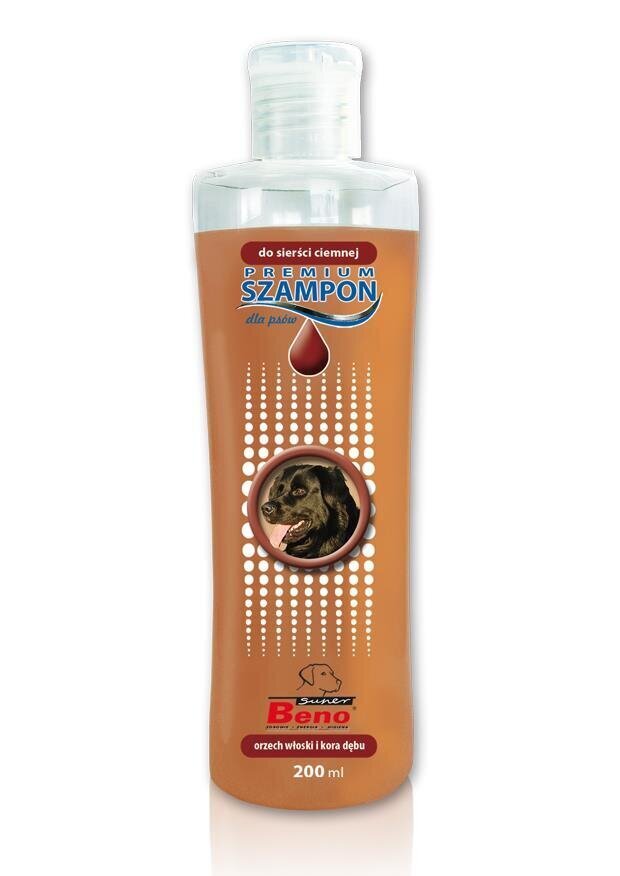 Shampoo tummille lemmikkien hiuksille Certech Super Beno Premium, 200 ml. hinta ja tiedot | Eläinten hoitotuotteet | hobbyhall.fi