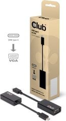 Club 3D CAC-1502 USB 3.1 Type-C Male VGA, 0,15 m hinta ja tiedot | Kaapelit ja adapterit | hobbyhall.fi