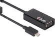 Club 3D CAC-1502 USB 3.1 Type-C Male VGA, 0,15 m hinta ja tiedot | Kaapelit ja adapterit | hobbyhall.fi