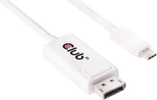 Club 3D USB 3.1 C – DP 1.2 UHD Uros/Uros, 1,2 m, hinta ja tiedot | Kaapelit ja adapterit | hobbyhall.fi