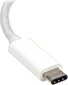 STARTECH USB-C –VGA-sovitin - valkoinen. hinta ja tiedot | Adapterit | hobbyhall.fi