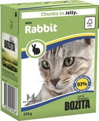 Säilyke kissoille Bozita, kanin paloja hyytelössä, 370 g. hinta ja tiedot | Kissanruoka | hobbyhall.fi
